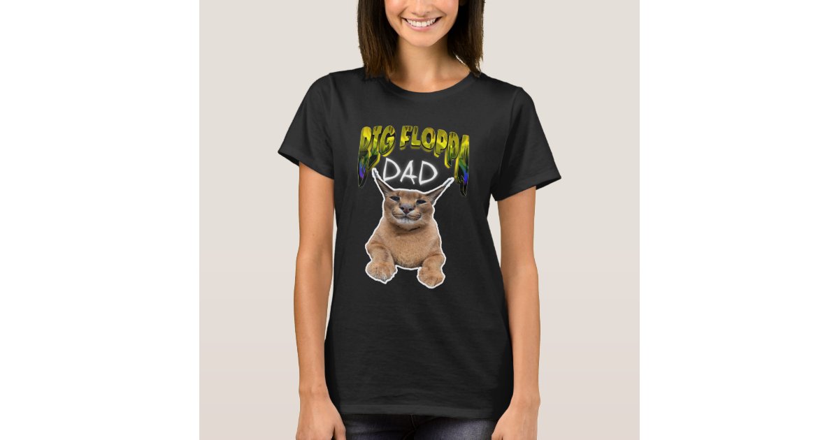 Big Floppa Meme Cat' Men's T-Shirt
