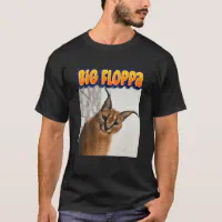 Big Floppa Meme Cat T-Shirt  Cat memes, Cat tshirt, Cat t