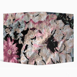 Big Floral 3 Ring Binder
