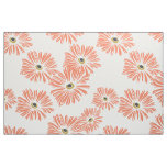 Big Floral Fabric Poppy Red at Zazzle