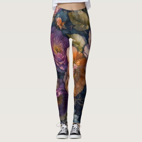 Big Floral Leggings