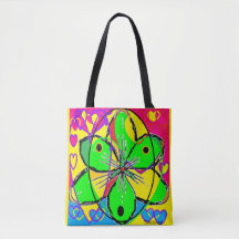 Big flower signed original art design very pretty 