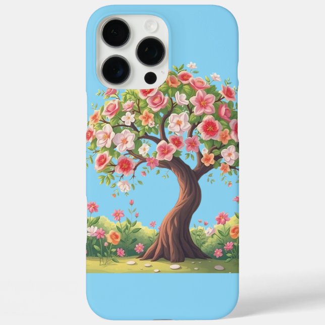 Big Flower Tree Case-Mate iPhone Case (Back)