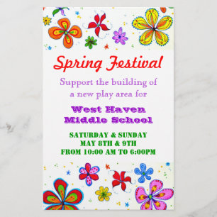 Big Flowers Custom Flyer