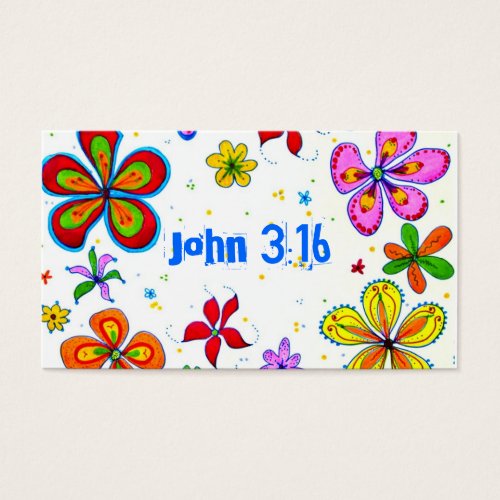 Big Flowers Scripture Memory Cards Bulk