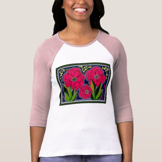 'BIG FLOWERS' T-SHIRTS by Brenda Phillips