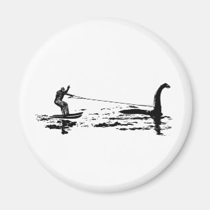 Big Foot and Nessie Magnet