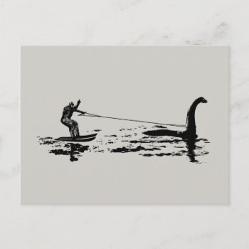 Big Foot And Nessie Postcard by fotoshoppe at Zazzle