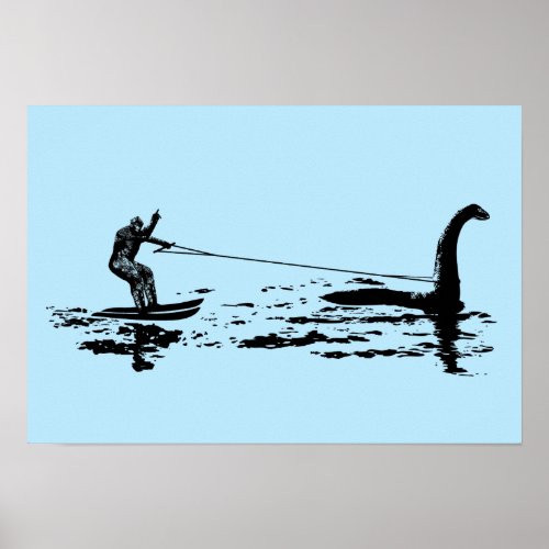 Big Foot and Nessie Poster