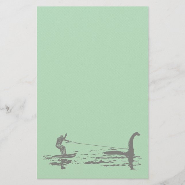 Big Foot and Nessie Stationery (Front)