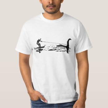 Big Foot And Nessie T-shirt by fotoshoppe at Zazzle
