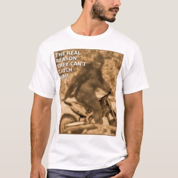 Big Foot Dirtbike Sasquatch Motocross Funny Shirt by allanGEE at Zazzle