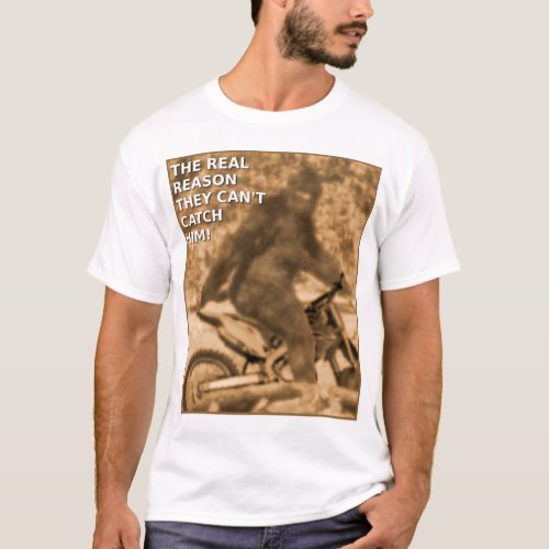 Big Foot Dirtbike Sasquatch Motocross Funny Shirt