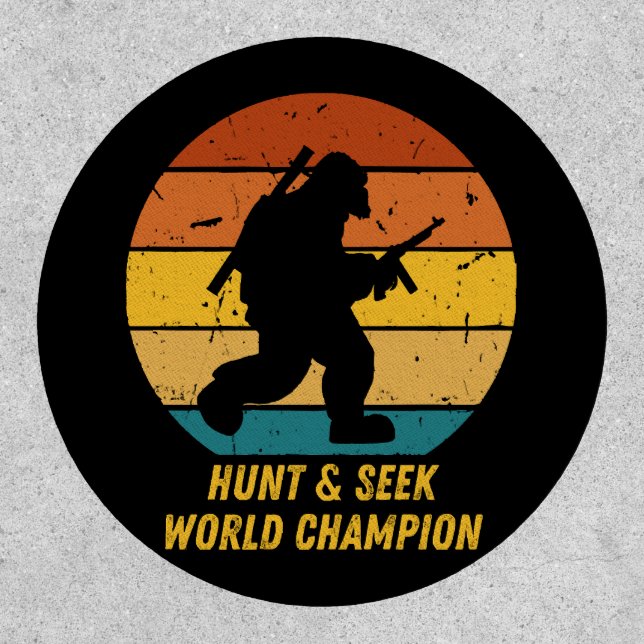 Big Foot Don't Want To Hide And Seek Anymore Now H Patch (Front)