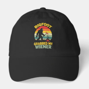 Big Foot Grabbed My Wiener Funny Sasquatch Hat