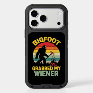 Big Foot Grabbed My Wiener Funny Sasquatch iPhone 17 Pro Max Case