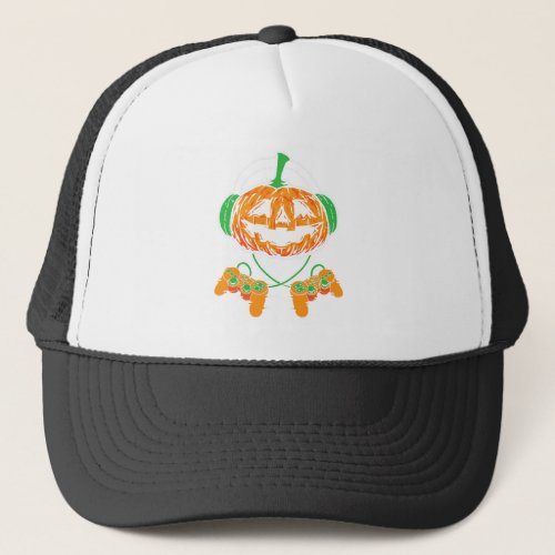 Big_Foot Halloween Costume Retro Sasquatch Trick O Trucker Hat