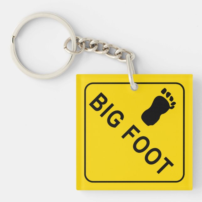 Big Foot Keychain (Front)