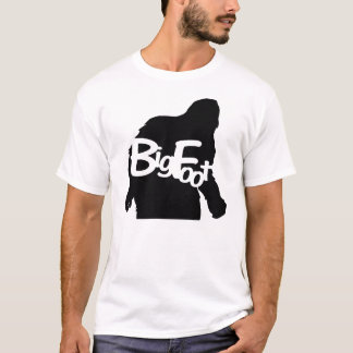 Big Foot Men White TShirt