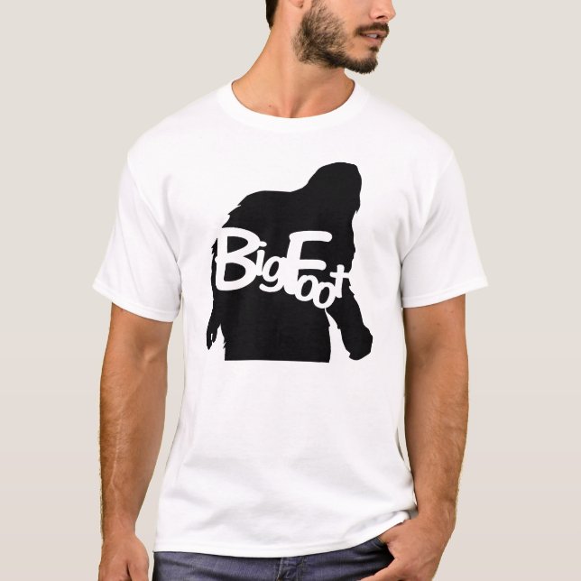 Big Foot Men White TShirt (Front)
