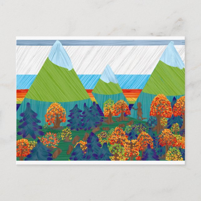 Big Foot Postcard (Front)