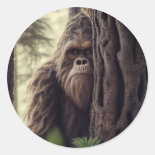 Big Foot/Sasquatch Classic Round Sticker