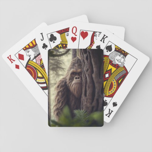 Big FootSasquatch Poker Cards