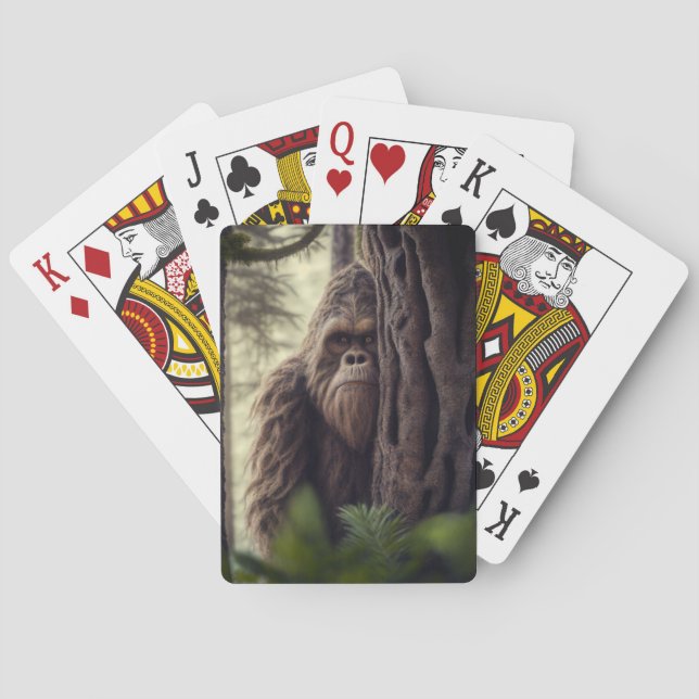 Big Foot/Sasquatch Poker Cards (Back)