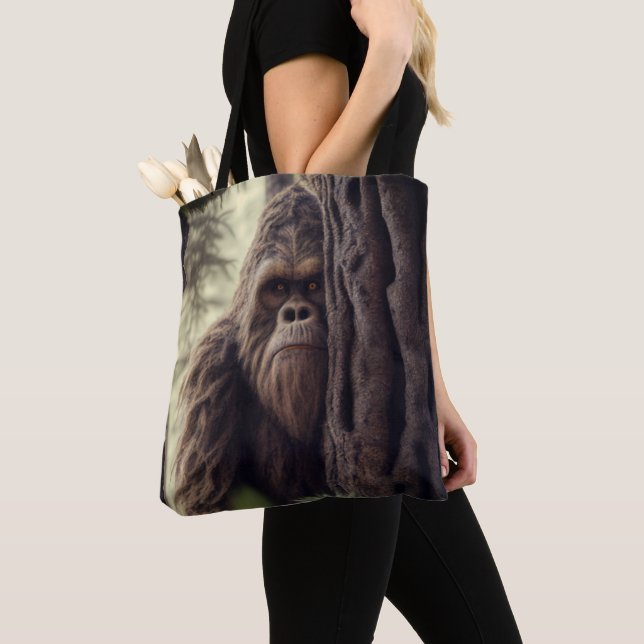 Big Foot/Sasquatch Tote Bag (Close Up)