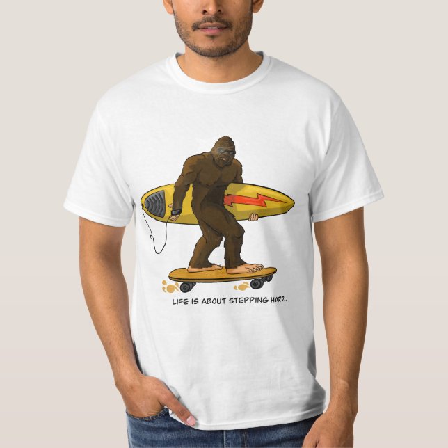 Big foot surfer T-Shirt (Front)