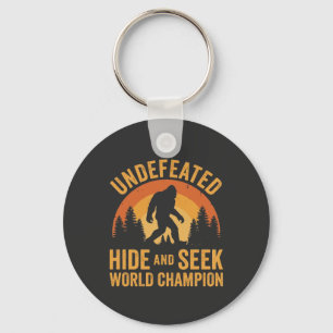 Big Foot Undefeated Hide And Seek World Champion Keychain
