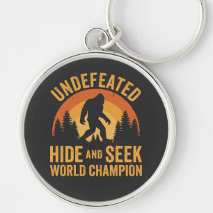 Big Foot Undefeated Hide And Seek World Champion Keychain