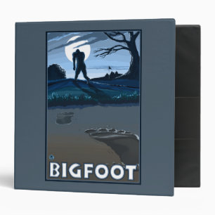 Big Foot walking through Golf Course Binder