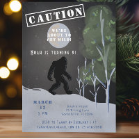 Big Foot Wild Adventure Birthday