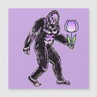 Big Foot with Tulip - Funny Easter