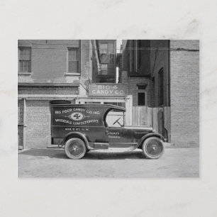 Big Four Candy Co. Truck Postcard