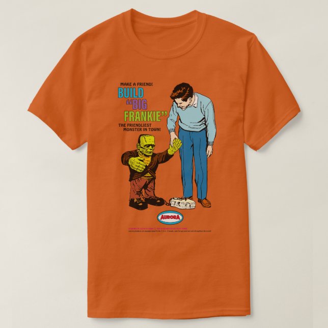 Big Frankie Comic Book Ad Light T-Shirt (Design Front)