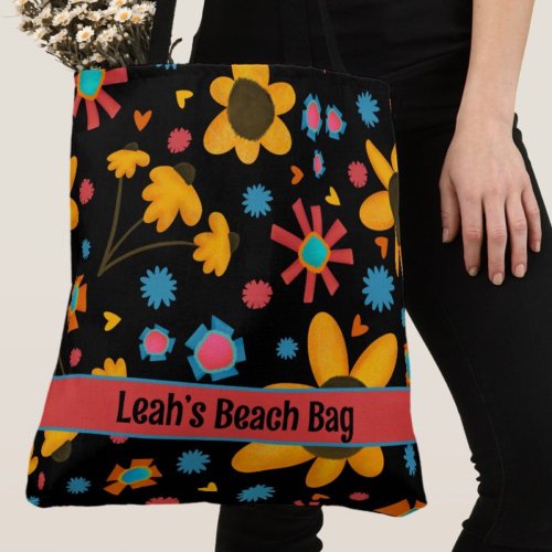 Big Fun Daisies Boho Inspirivity Tote Bag