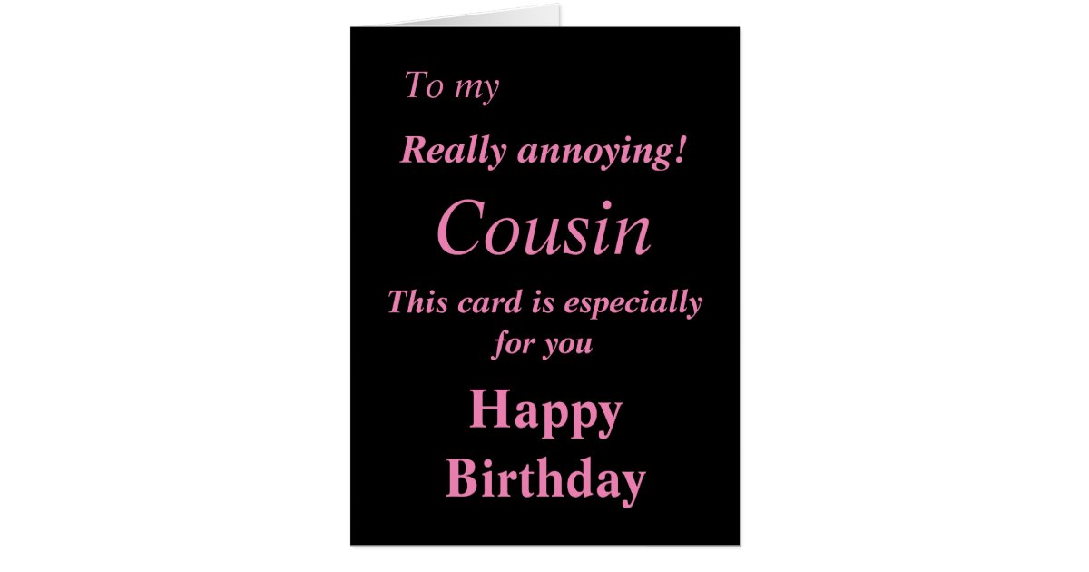 cousin birthday quotes funny