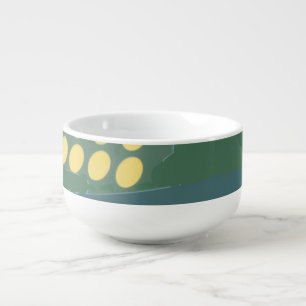 Big Funny Eggs Crossing the Road  Soup Mug