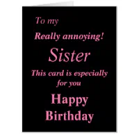 big sister birthday funny