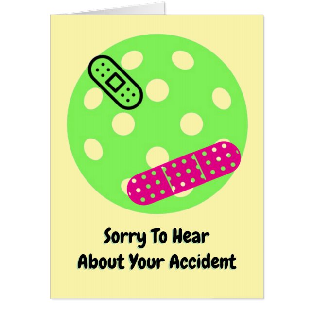 BIG FUNNY Sports Get Well Card (Front)