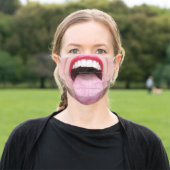 Big Funny Tongue Face Mask (Outside)