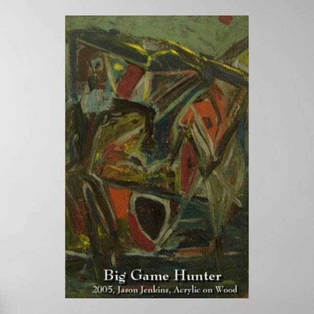 Big Game Hunter Poster (Front)