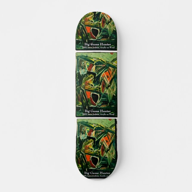 BIG GAME HUNTER SKATEBOARD DECK (Front)