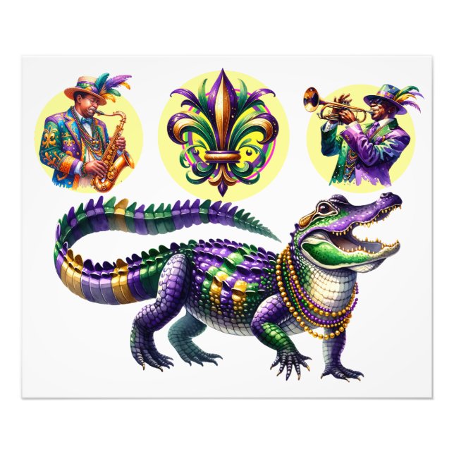 BIG GATOR  PHOTO PRINT (Front)