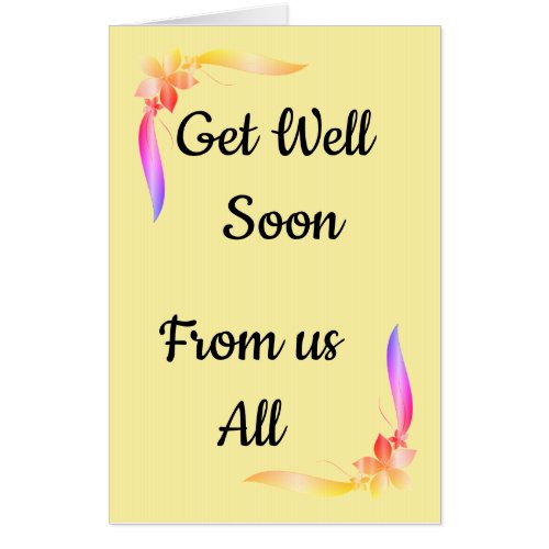 Big Giant from us all get well soon card