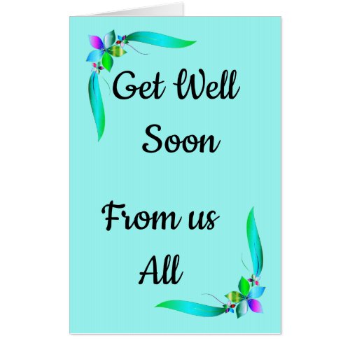 Big Giant from us all get well soon card