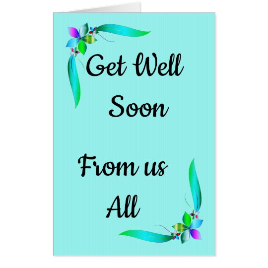 Big Giant from us all get well soon card | Zazzle.com