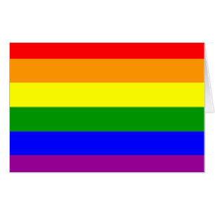 Big Giant Huge LBGT Gay Pride Greeting Card